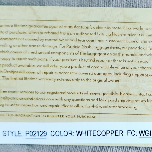 Patricia Nash Handbag NWT - Picture 4 of 6